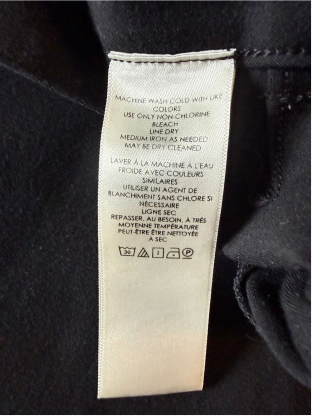 Anthropologie Maeve Colette cropped wide-leg pants black Size 27 - Picture 9 of 10